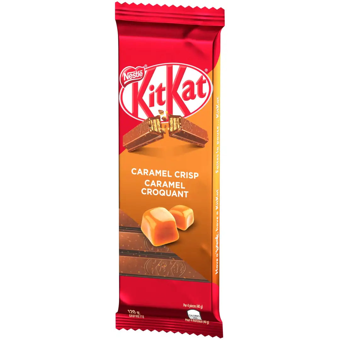 NESTE KITKAT Caramel Crisp Wafer Chocolate Bars 120 g x 15