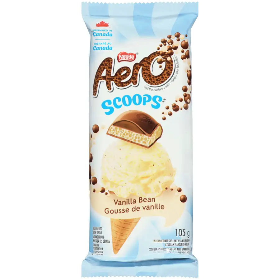 Nestlé Aero Scoops Vanilla Bean - 105 g case 15 count