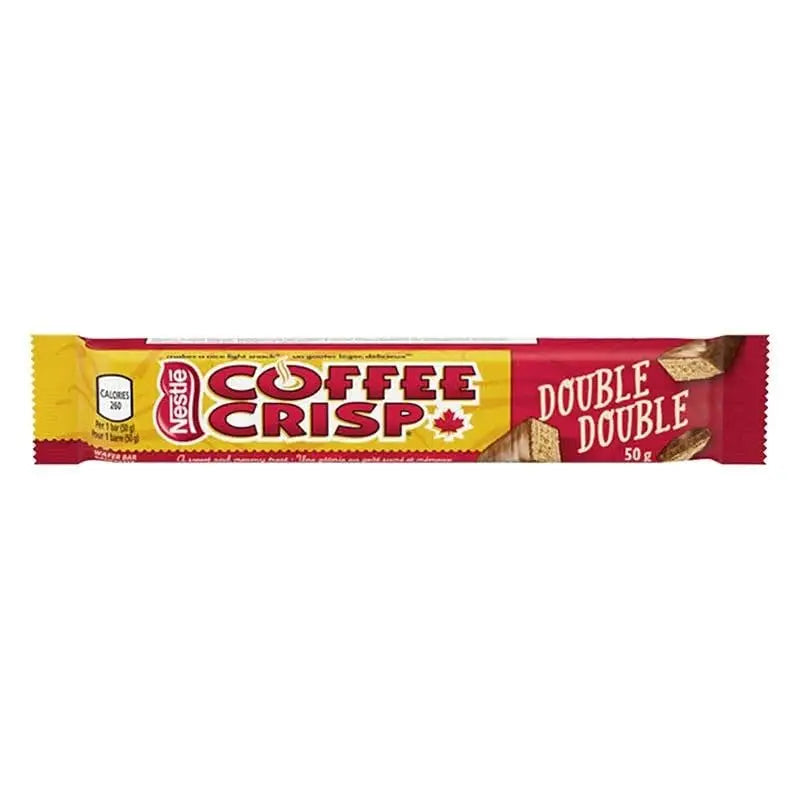 Nestle Coffee Crisp Double Double Chocolate Bars 50g/1.8