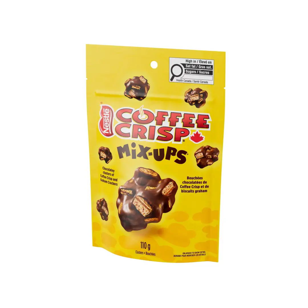 Nestle Coffee Crisp Mix Ups Clusters 110g Case 12 Count