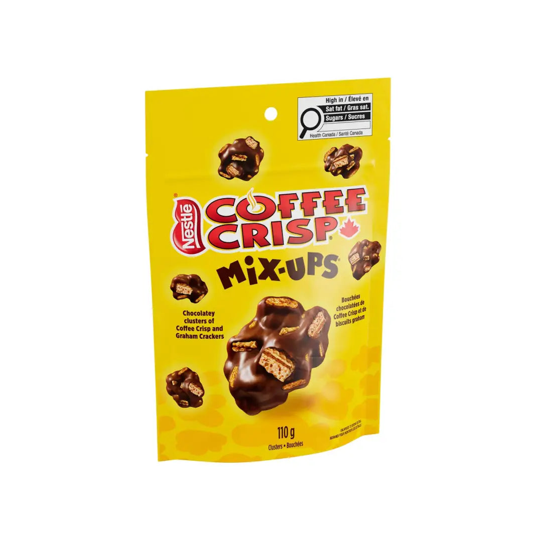 Nestle Coffee Crisp Mix Ups Clusters 110g Case 12 Count