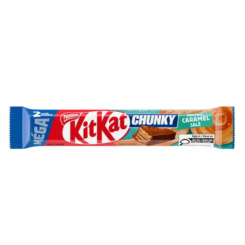 Nestlé Kit Kat Chunky Mega Chocolate Bar Salted Caramel 68