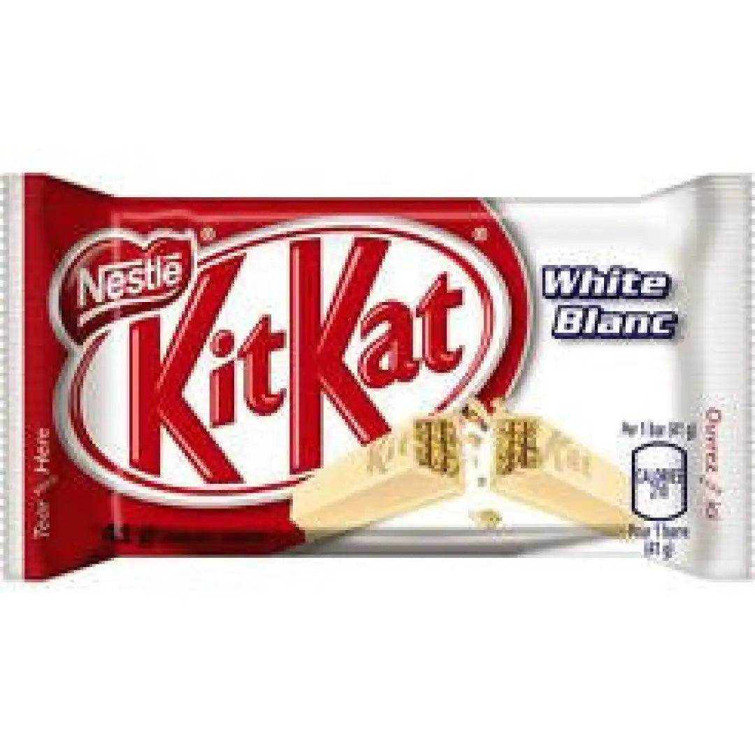 Nestle Kit Kat White Chocolate Bars 41g x 24ct - candy bar