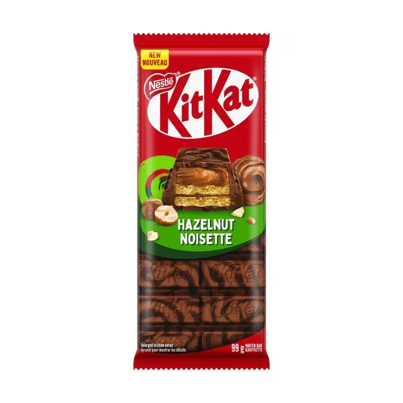 NESTLE KITKAT® Hazelnut Crunch Wafer Bar Case 99g 15 count