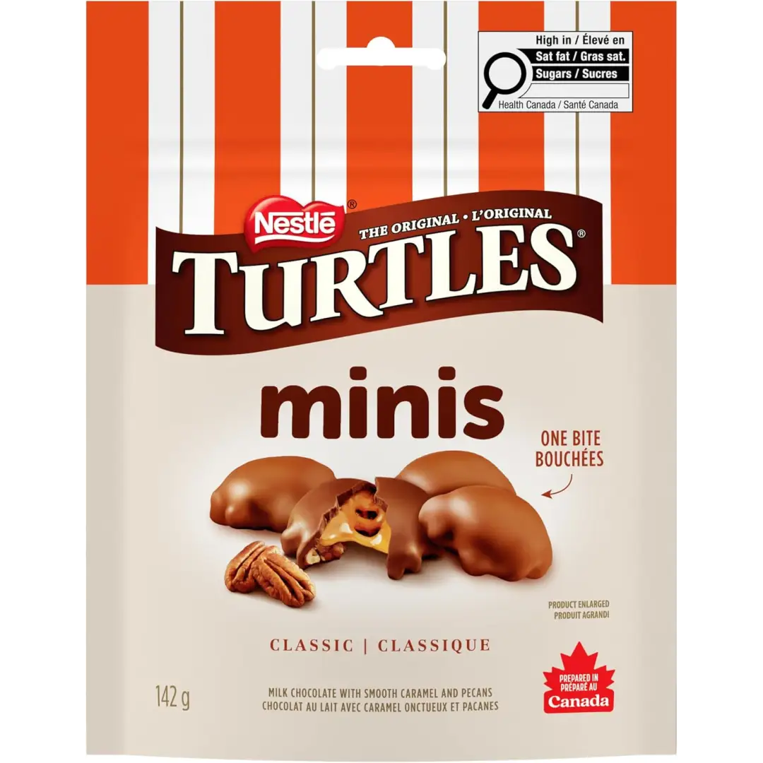 Nestle Turtles Minis Classic Recipe 142g - Chocolate