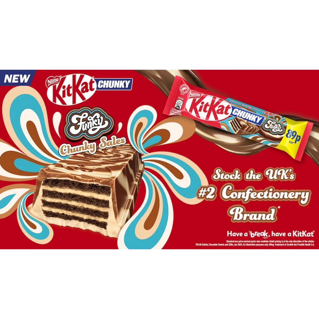 Nestle UK Kit Kat Chunky Funky case 42g 24 count