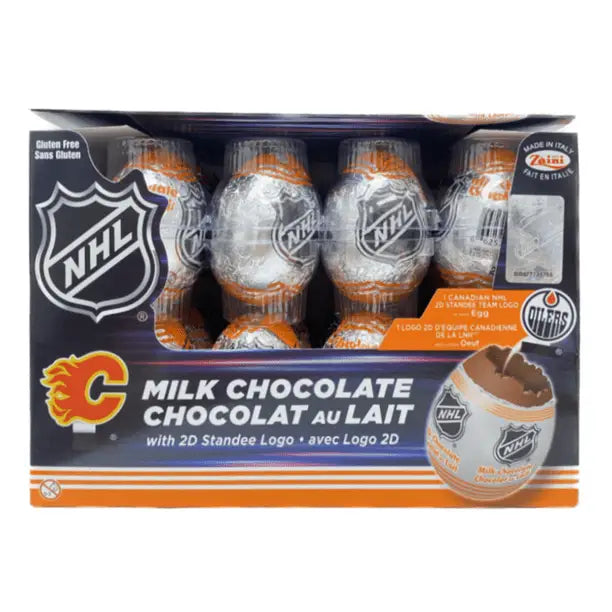 NHL W/ CHOCOLATE EGG COLLECTION INSIDE 20G 24PK - Candy