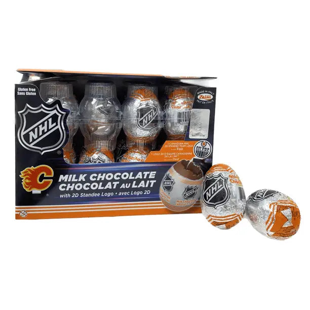 NHL W/ CHOCOLATE EGG COLLECTION INSIDE 20G 24PK - Candy