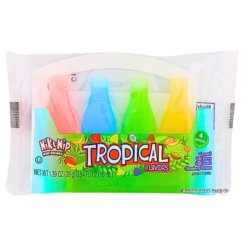 Nik-L-Nip Tropical Wax Bottle Candy Case Of 18 Classic