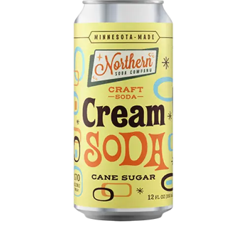 Northern Soda Company Cream Soda 12fl oz/355ml can- 24pack