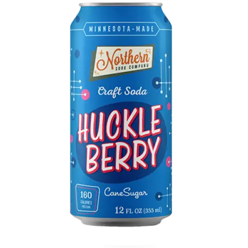 Northern Soda Company Huckleberry Soda 12fl oz/355ml can-