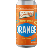 Northern Soda Company Orange 12fl oz/355ml can- 24pack