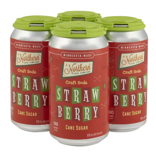 Northern Soda Company Strawberry Soda 12fl oz/355ml can-