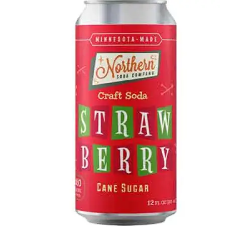 Northern Soda Company Strawberry Soda 12fl oz/355ml can-