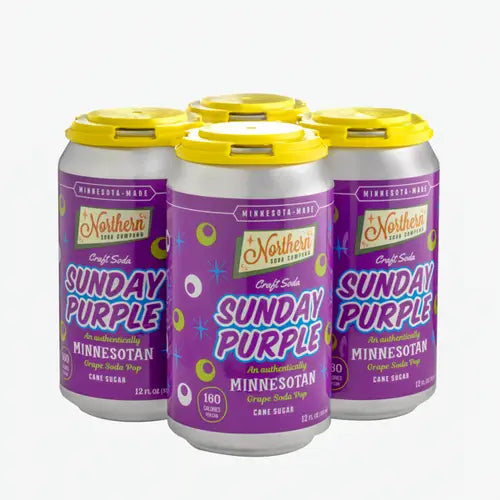 Northern Soda Company Sunday Purple 12fl oz/355ml can-