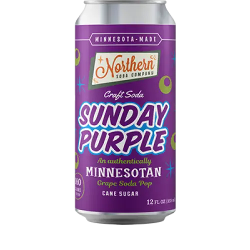 Northern Soda Company Sunday Purple 12fl oz/355ml can-