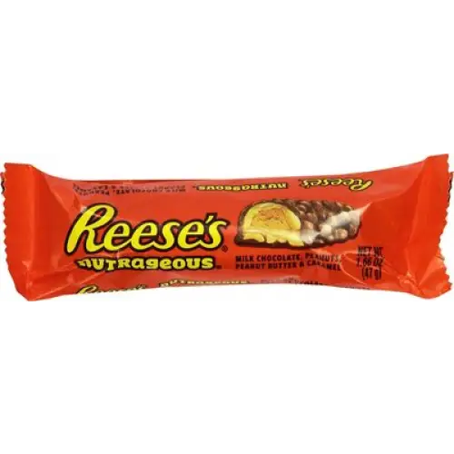 Nutrageous chocolate peanut butter candy bar