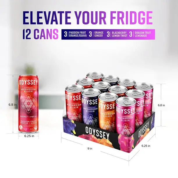 ODYSSEY ELIXIR Four flavour sample pack 12oz/12Pk