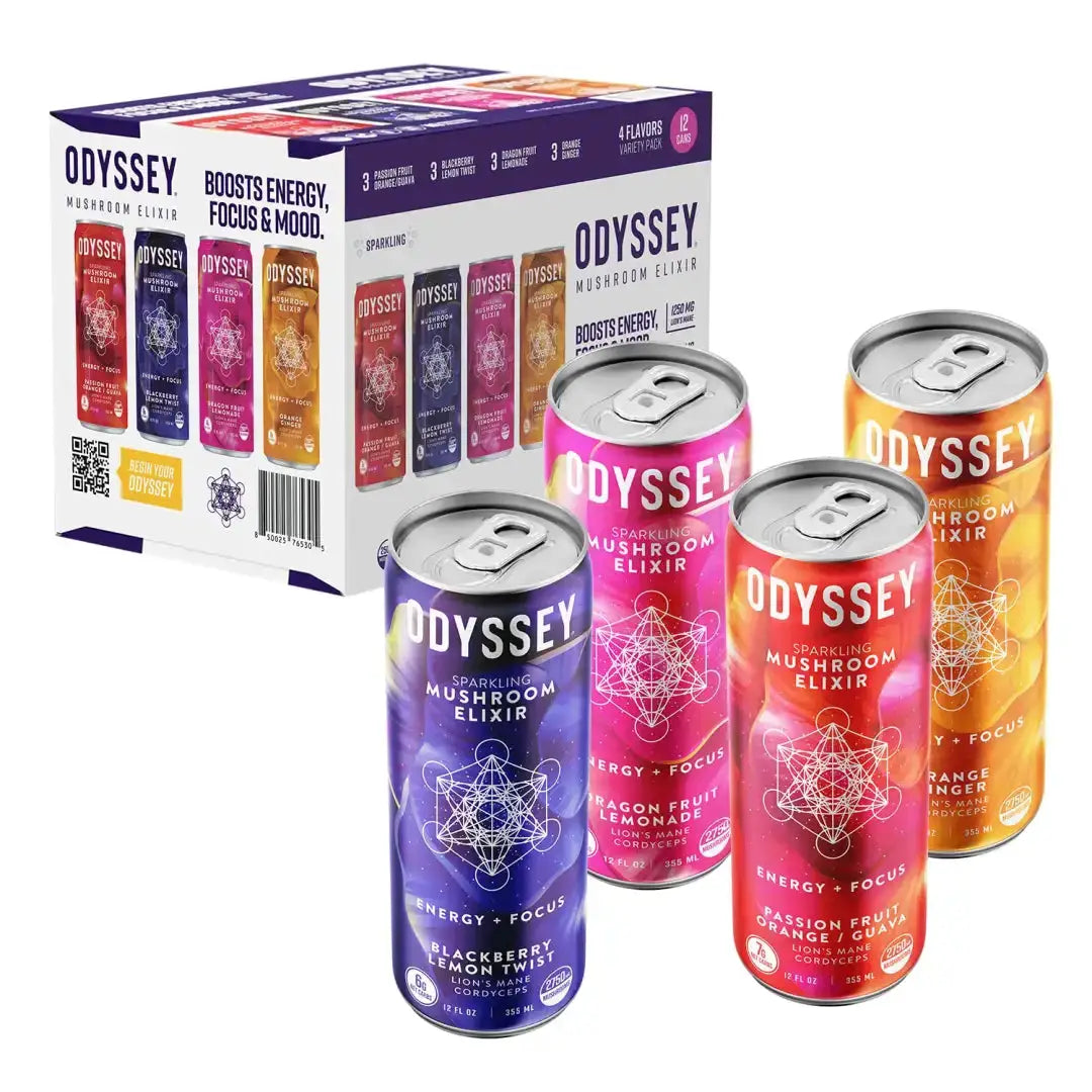 ODYSSEY ELIXIR Four flavour sample pack 12oz/12Pk