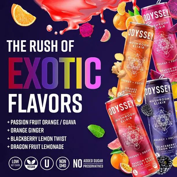 ODYSSEY ELIXIR Four flavour sample pack 12oz/12Pk