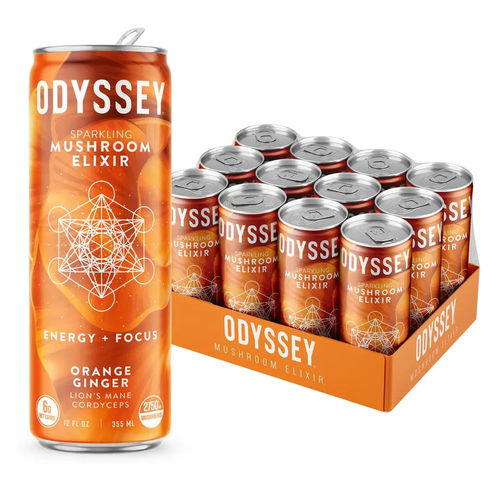 ODYSSEY ELIXIR Orange Ginger- 12oz/12Pk