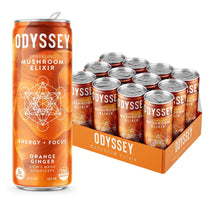 ODYSSEY ELIXIR Orange Ginger- 12oz/12Pk