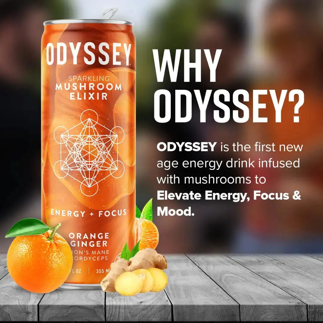 ODYSSEY ELIXIR Orange Ginger- 12oz/12Pk