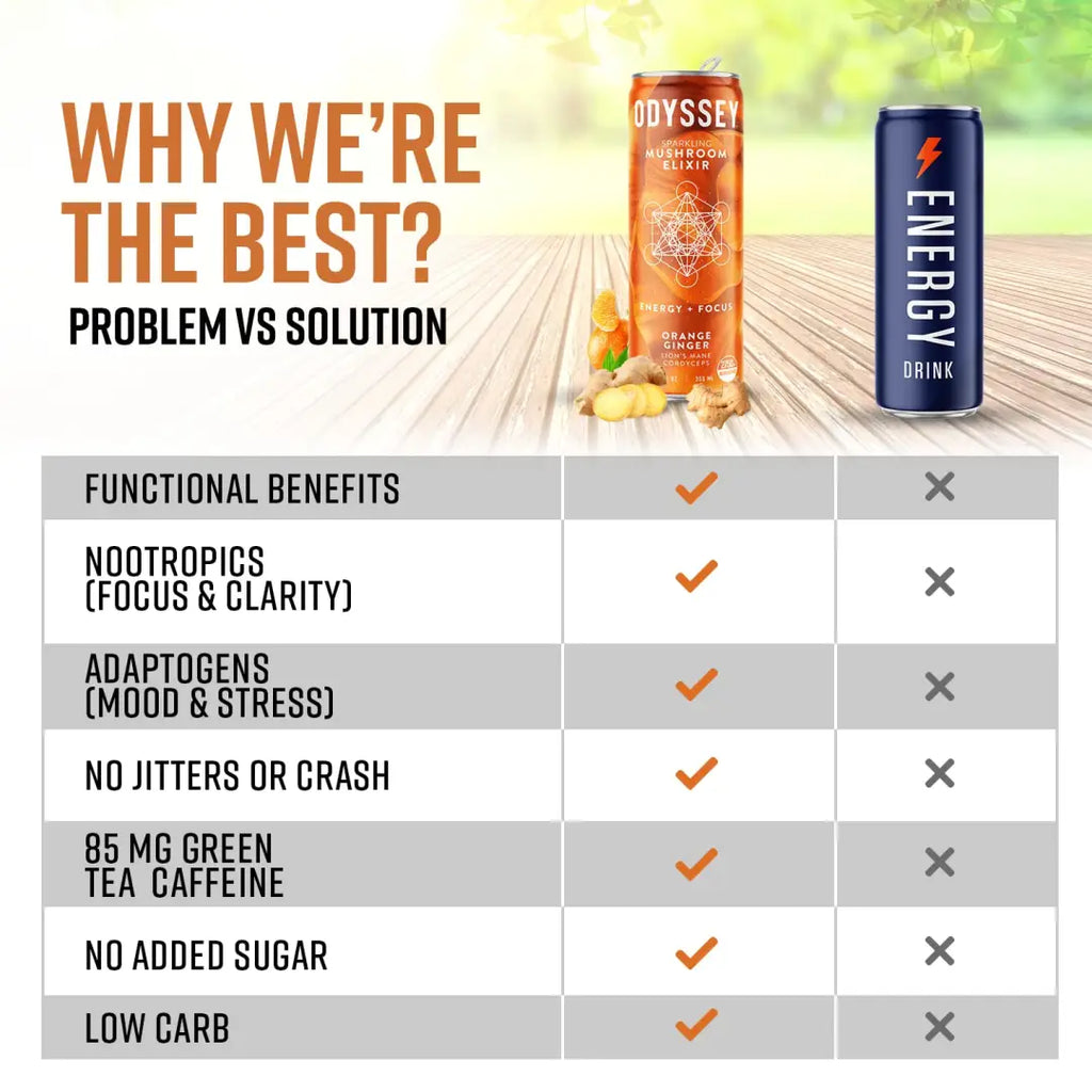 ODYSSEY ELIXIR Orange Ginger- 12oz/12Pk