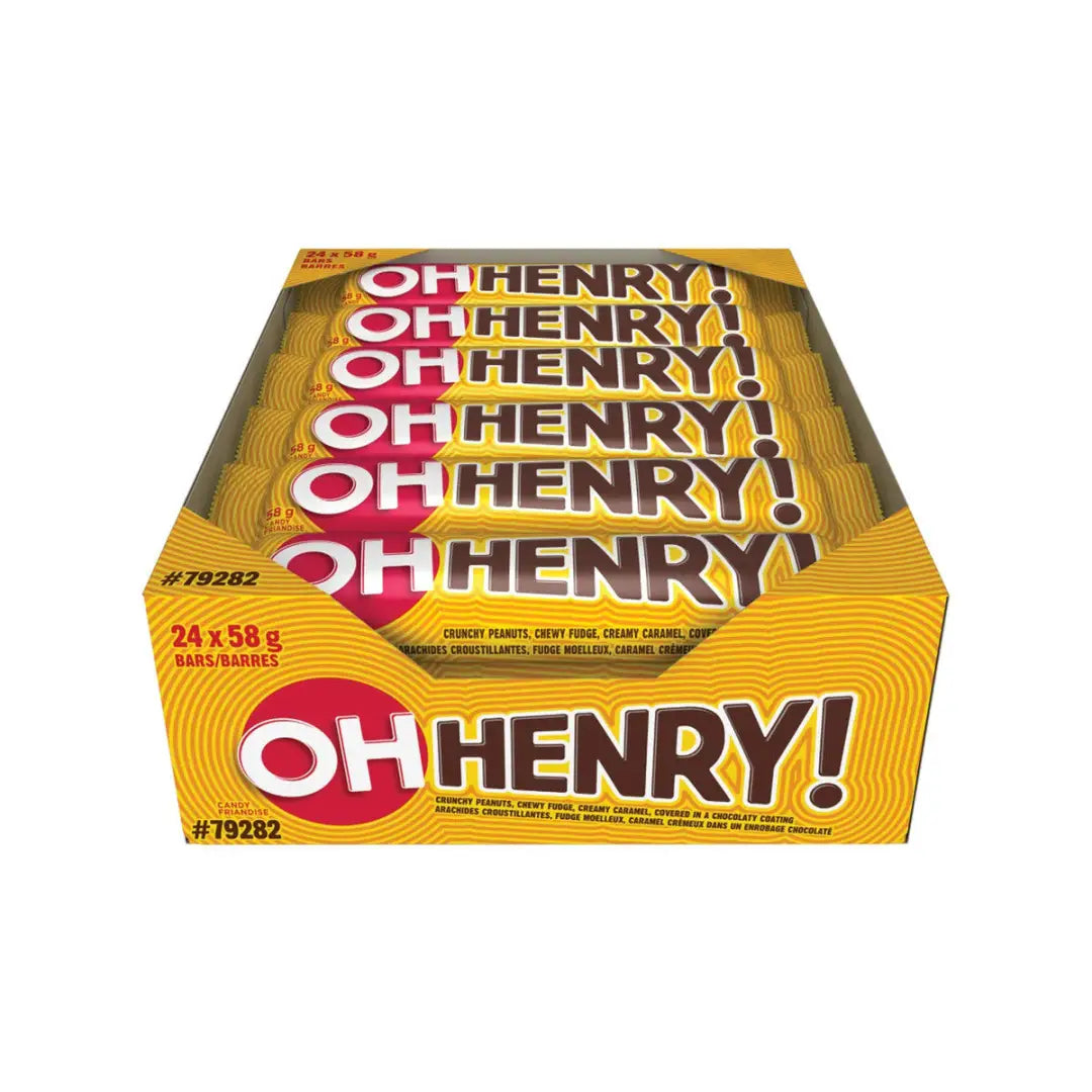 Oh Henry! Chocolate Bar 58 g - 24ct - chocolate bar