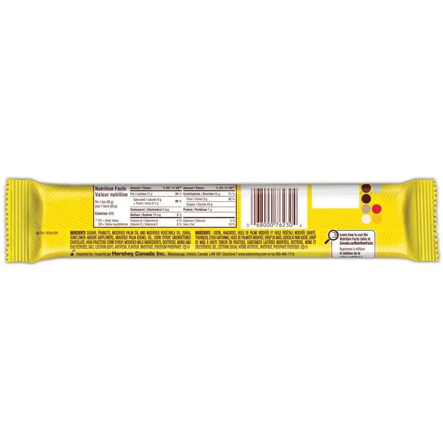 Oh Henry King Size Chocolate Bars 85g case 24ct - candy bar