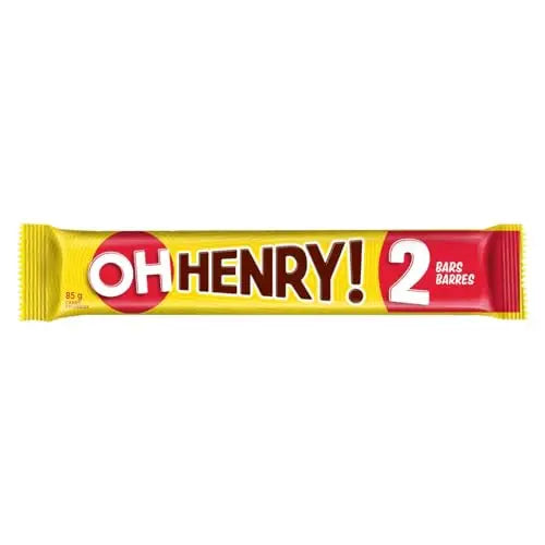 Oh Henry King Size Chocolate Bars 85g case 24ct - candy bar