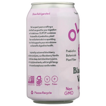 OLIPOP Blackberry Vanilla Sparkling Tonic 355ml 12 Pack