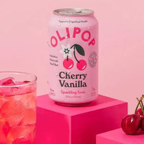Olipop Cherry Vanilla Sparkling Tonic 355 ml 12 fl oz- Case