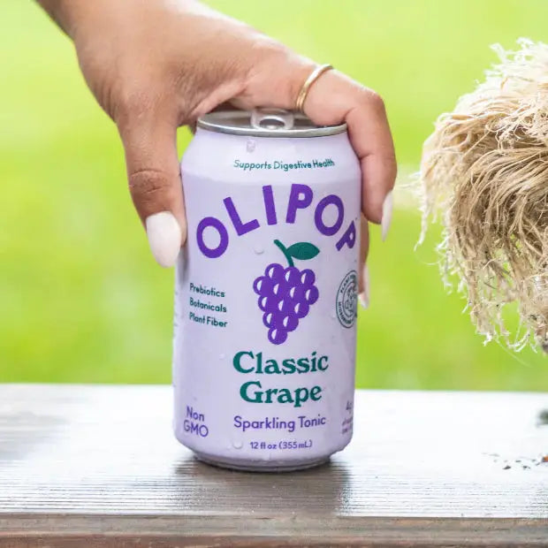 Olipop Classic Grape Sparkling Tonic 355 ml 12 fl oz- Case