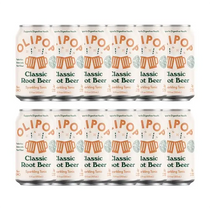 Olipop Classic Root Beer Soda 355 ml 12 fl oz- Case of 12