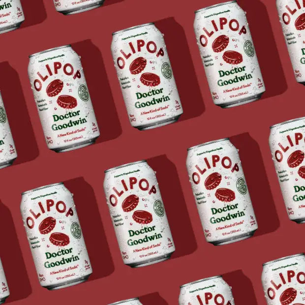 Olipop Doctor Goodwin 355 ml 12 fl oz- Case of 12 - Soda