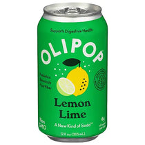Olipop Lemon Lime Sparkling Tonic 355 ml 12 fl oz- Case