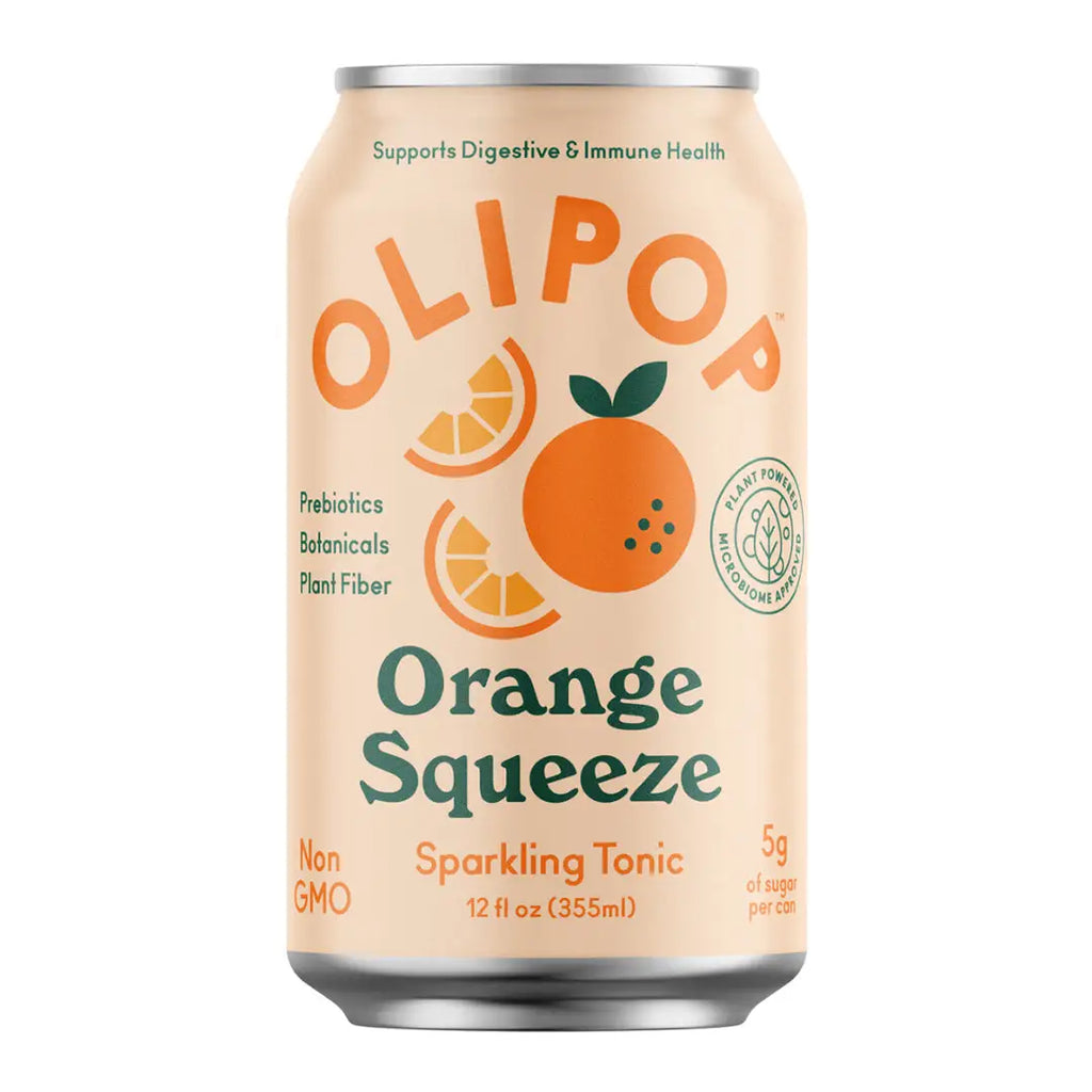 Olipop Orange Squeeze Sparkling Tonic 355 ml 12 fl oz- Case