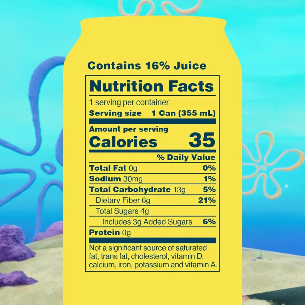 OLIPOP Prebiotic Soda Pop Pineapple Paradise 12oz Skinny