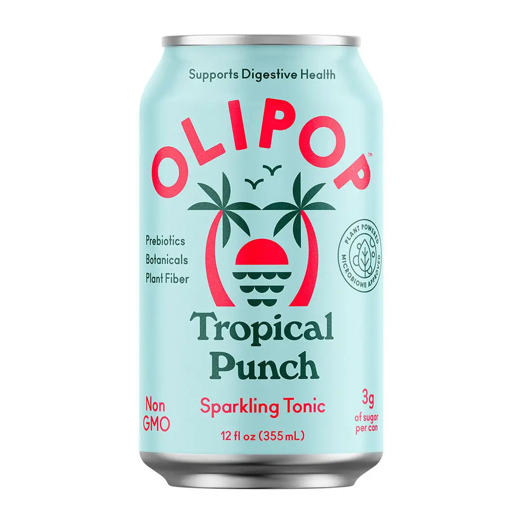 Olipop Tropical Punch 355 ml 12 fl oz- Case of 12 v3 - Soda
