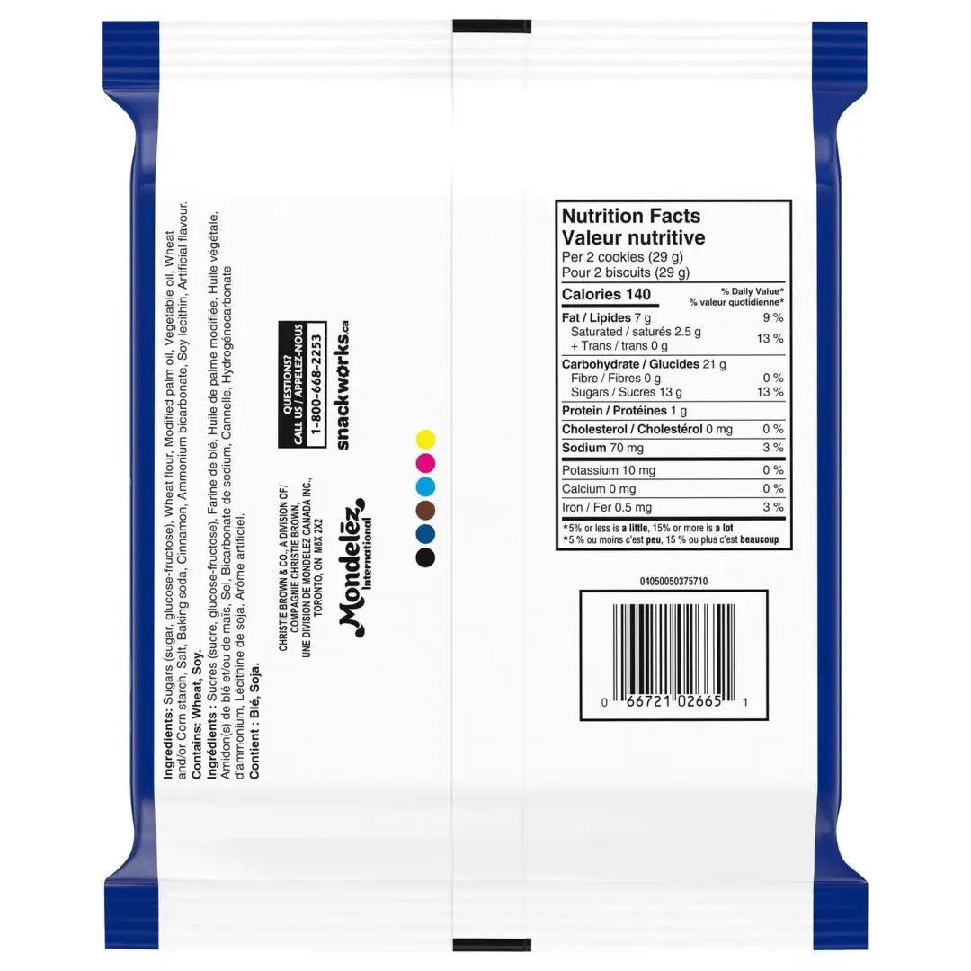 Oreo Cinnamon Bun Cookies 261g package- EACH - Cookie