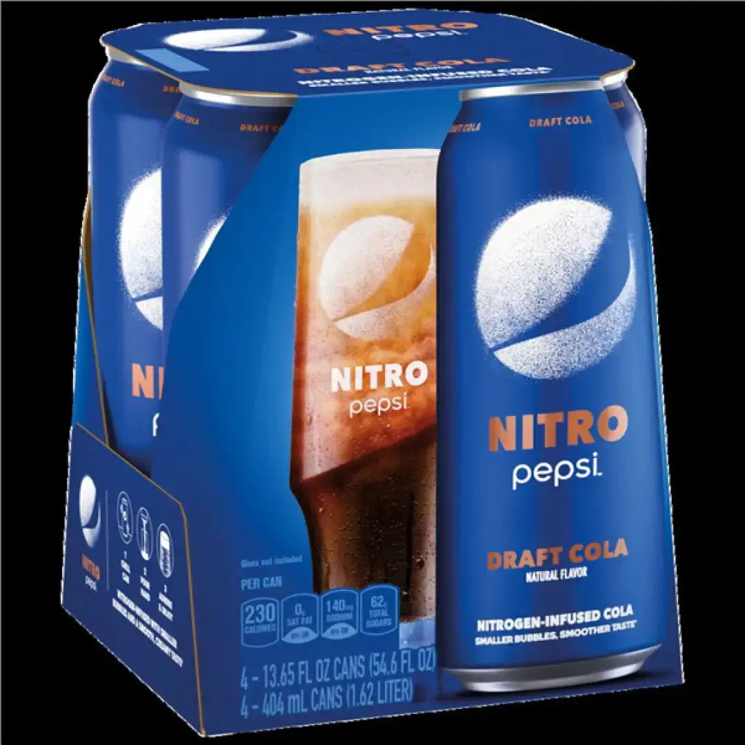 Pepsi Nitro Draft Cola 4pk 13.5oz - Soda