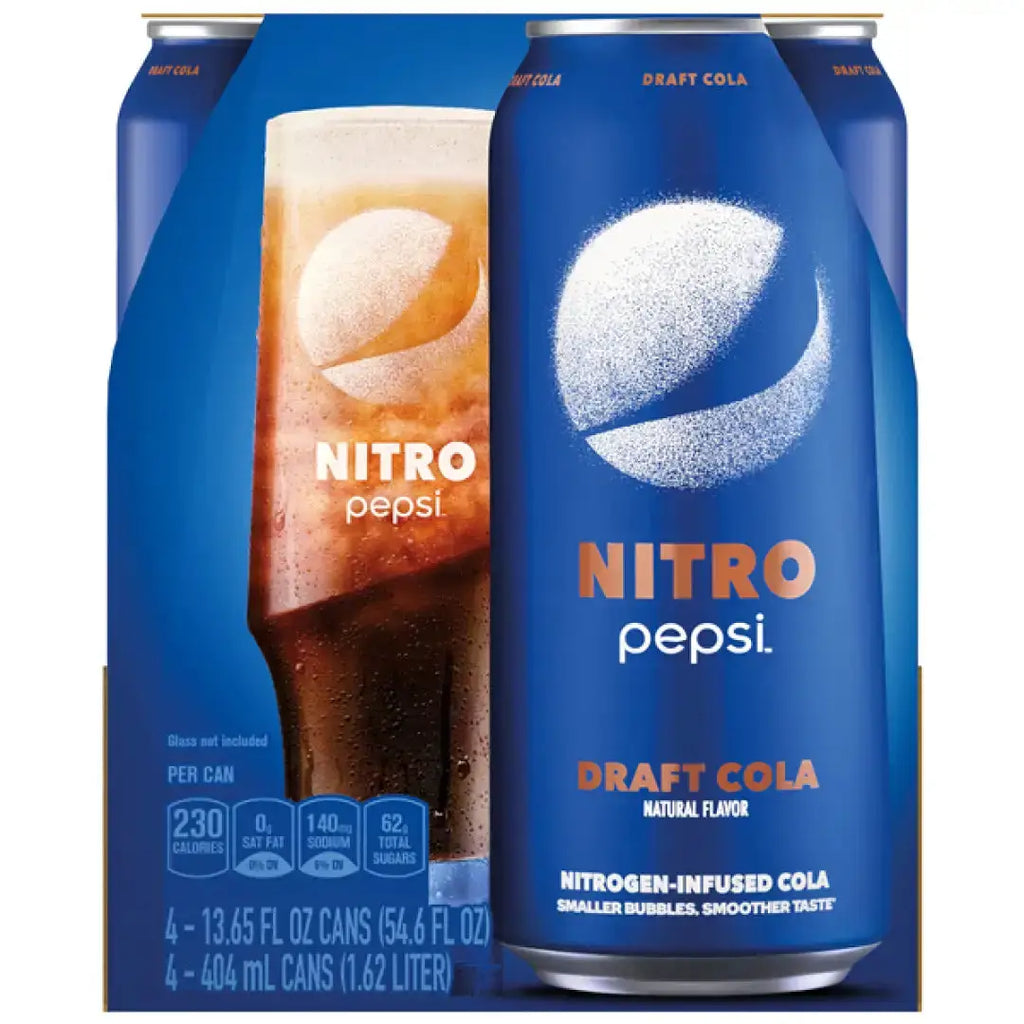 Pepsi Nitro Draft Cola 4pk 13.5oz - Soda