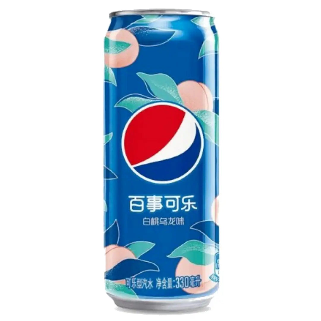 Pepsi Peach Oolong 330ml can - case of 12