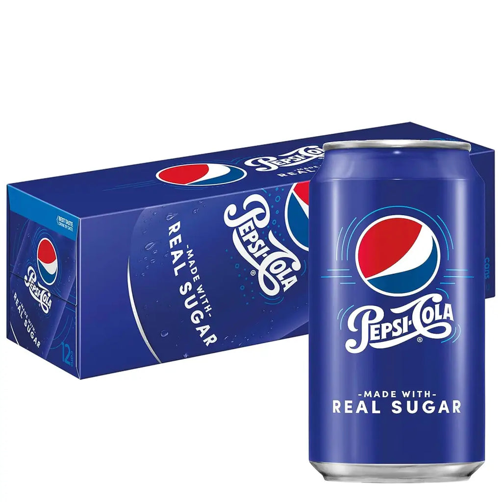Pepsi Real Sugar 12x355ml - Soda