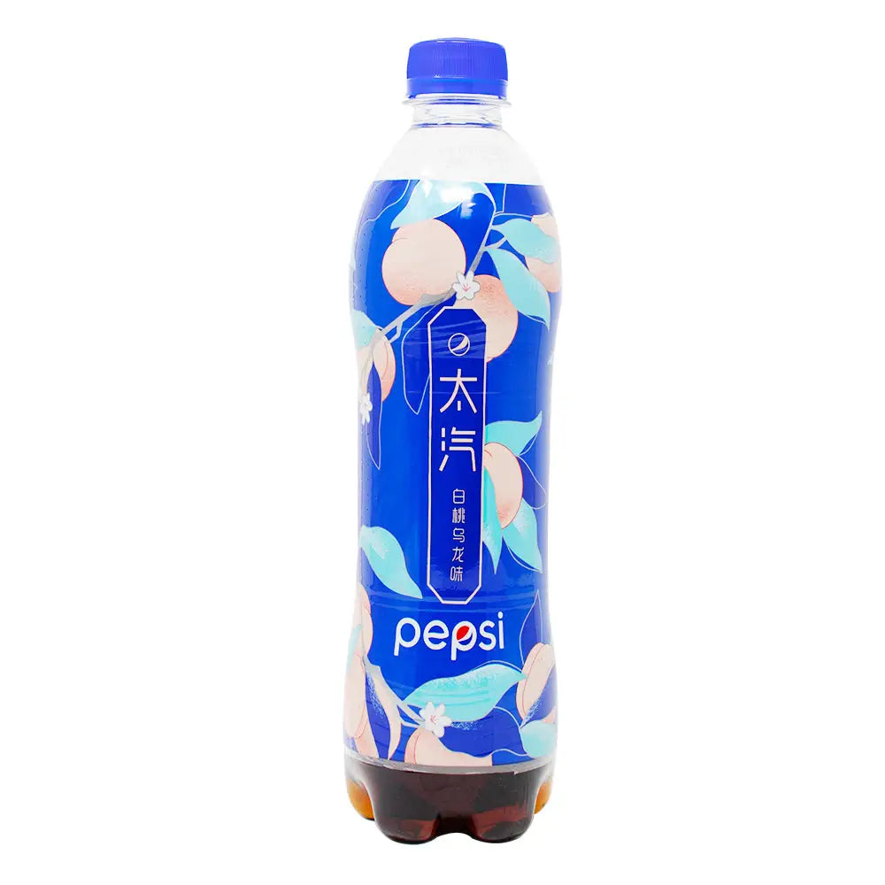 Pepsi White Peach Oolong - 500mL case 12 bottles - soda