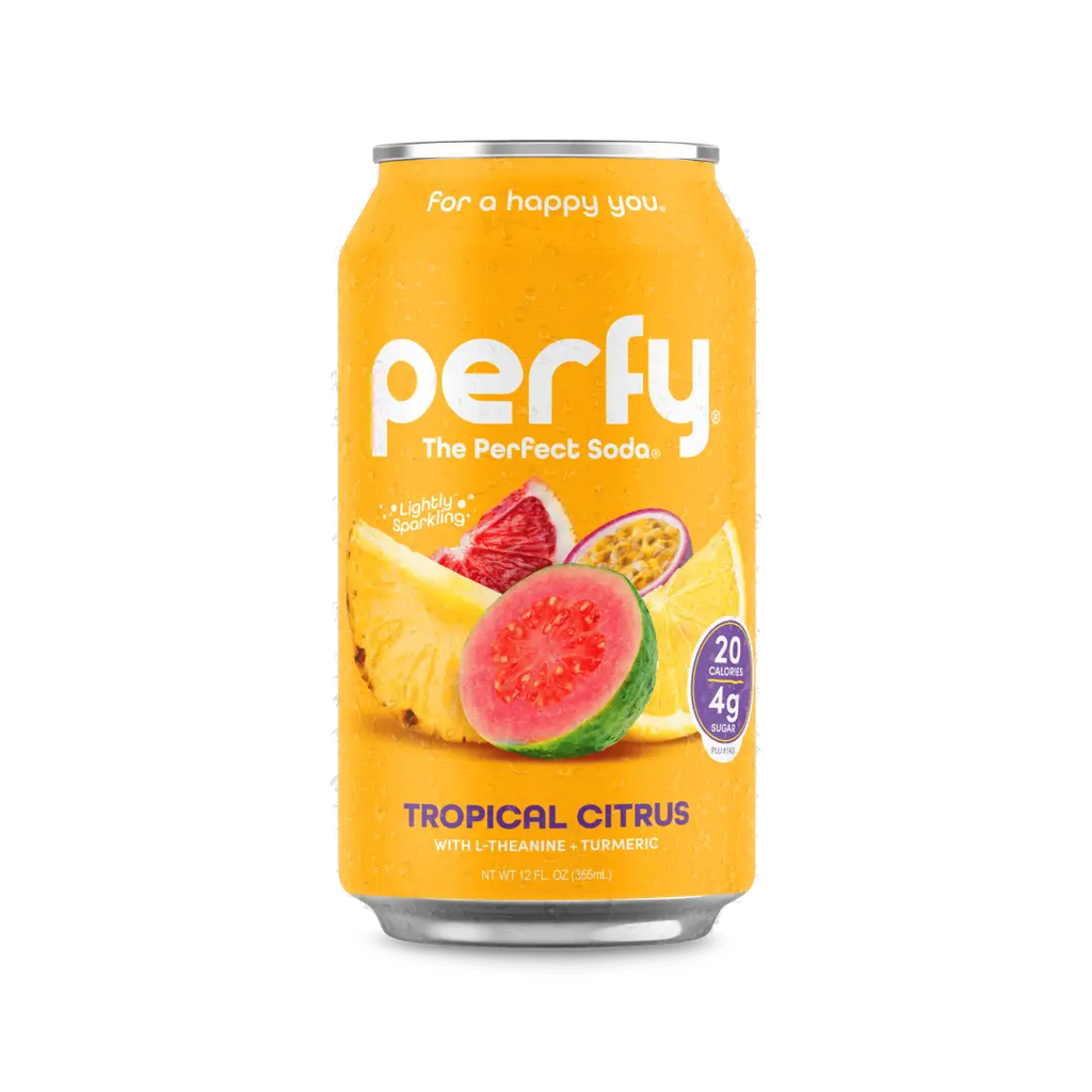 Perfy Tropical Citrus case 12oz/355mL cans 12ct - soda