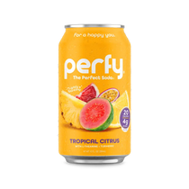 Perfy Tropical Citrus case 12oz/355mL cans 12ct - soda
