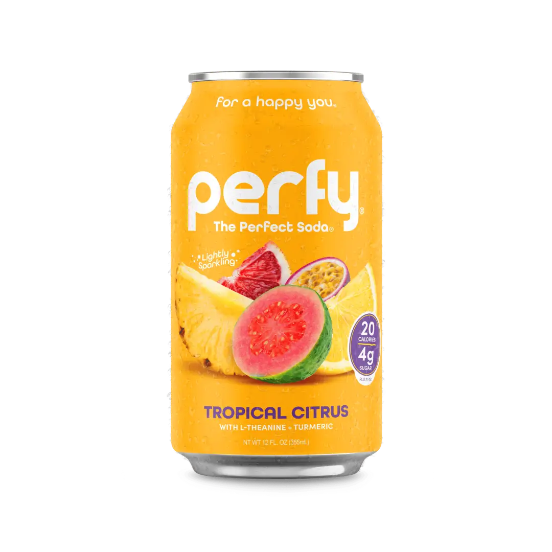 Perfy Tropical Citrus case 12oz/355mL cans 12ct - soda