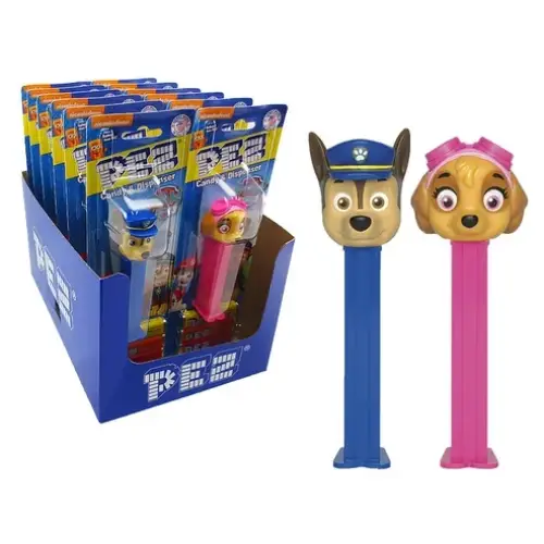PEZ Paw Patrol Candy Dispensers With Refills 16g Case of 12
